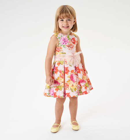 iDO floral dress for girls from 9 months to 8 years ROSA-MULTICOLOR-6VW4
