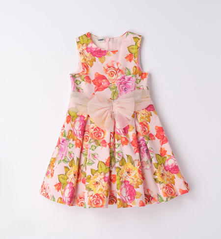 iDO floral dress for girls from 9 months to 8 years ROSA-MULTICOLOR-6VW4
