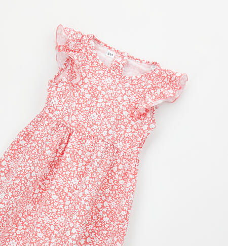 iDO dress for girls BIANCO-FRAGOLA-6CBS