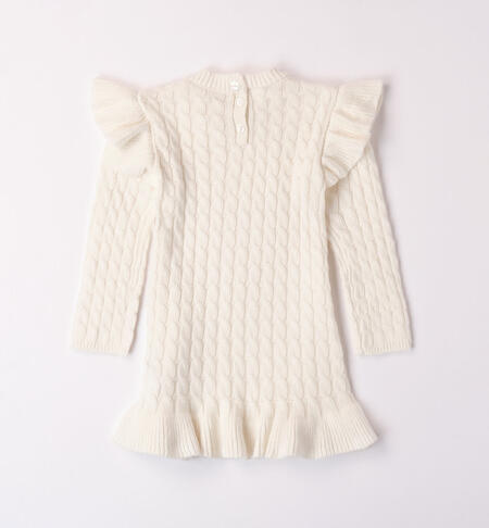 iDO knitted dress for girls from 9 months to 8 years PANNA-0112