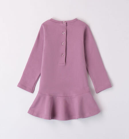 iDO Jolie dress for girls aged 9 months to 8 years VERY GRAPE-3113