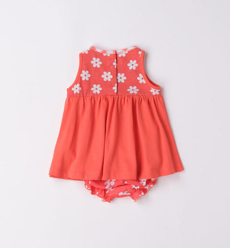 Abito mare con culotte neonata da 1 a 24 mesi iDO HOT CORAL-2137