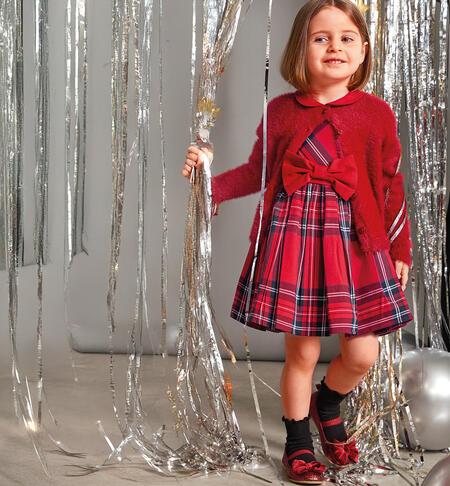 Abito natalizio bambina ROSSO