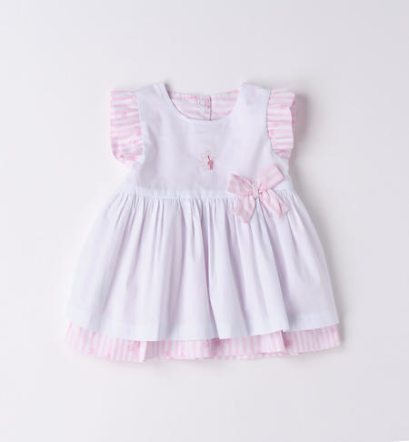 Abito neonata reversibile ROSA
