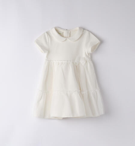 Elegant sweatshirt dress for newborn from 1 to 24 months iDO PANNA-0112