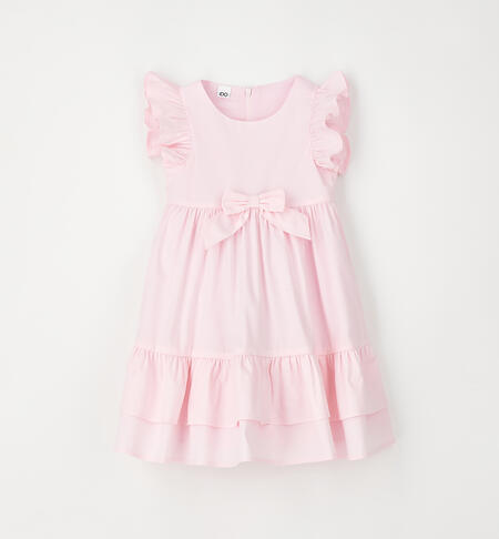 Abito per bambina con ruches ROSA