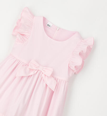 Abito per bambina con ruches ROSA-2763