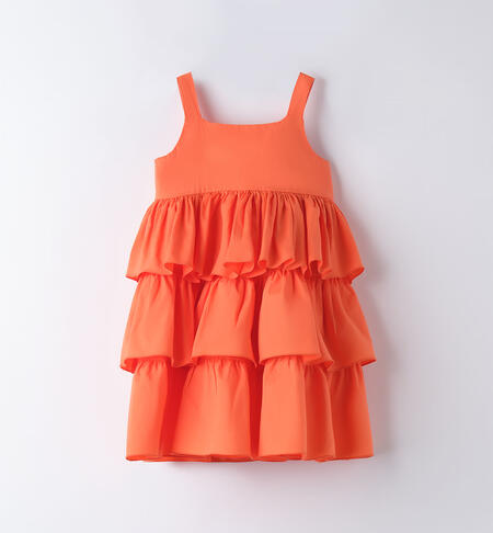 Girls' orange dress ARANCIO-2221
