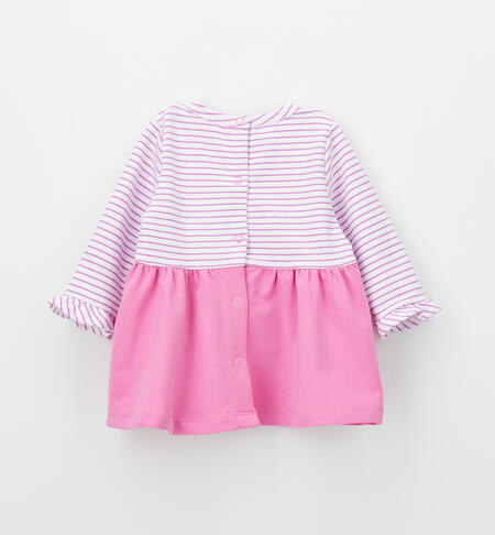 iDO baby girl dress BIANCO-ROSA-6BWA