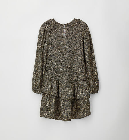 iDO dress for girls BEIGE-NERO-6CGU