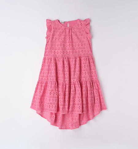 Abito ragazza 100% cotone da 8 a 16 anni iDO ROSA-2424