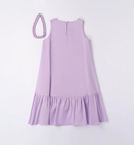 iDO dress with necklace for girls from 8 to 16 years LILLA-3321
