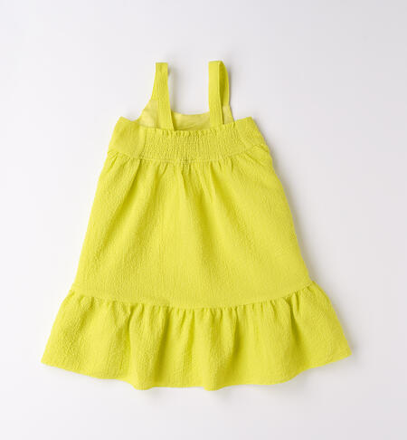 Abito smanicato bambina GREEN ACID-5262