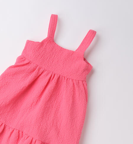 Abito smanicato bambina ROSA-2325