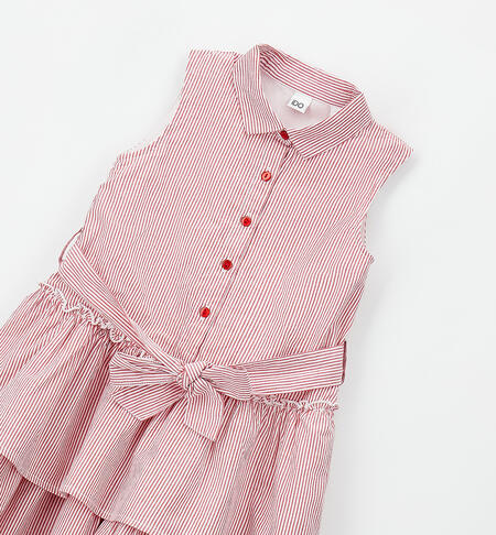 Girls' sleeveless dresses ROSSO-2256