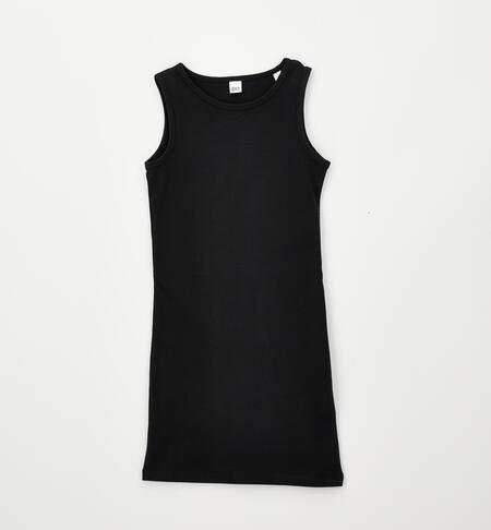 Abito tubino da ragazza NERO