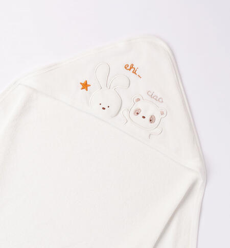 iDO newborn bathrobe with small animals PANNA-0112