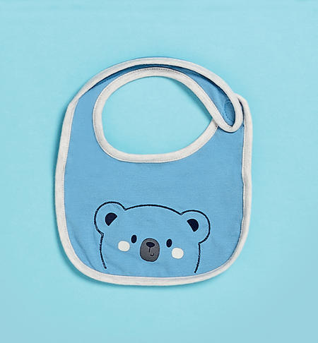 Bavaglino neonato varie fantasie da 0 a 24 mesi iDO AZZURRO-3712