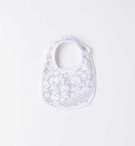 Bavaglio neonato varie fantasie da 0 a 24 mesi iDO BIANCO-VERDE-6V65
