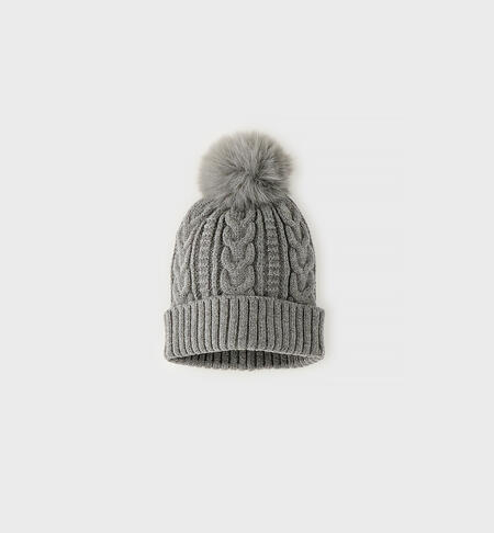 Berretta bambina iDO GRIGIO MELANGE-8970