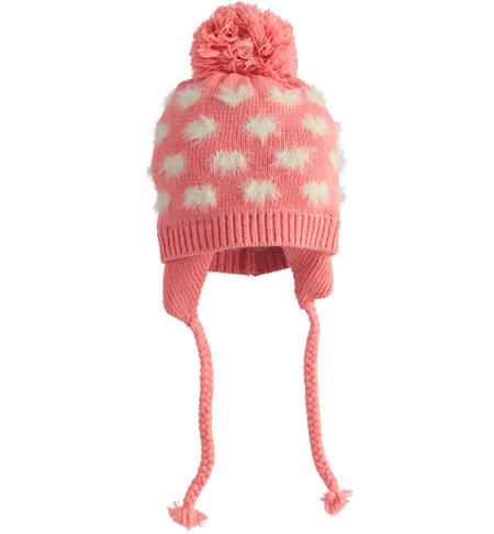 Berretto bimba in tricot - da 1 a 24 mesi iDO ROSA-2337