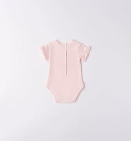 Boby neonata manica corta con stampa da 1 a 24 mesi iDO ROSA-2512