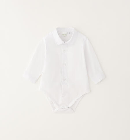 Body camicia neonato BIANCO