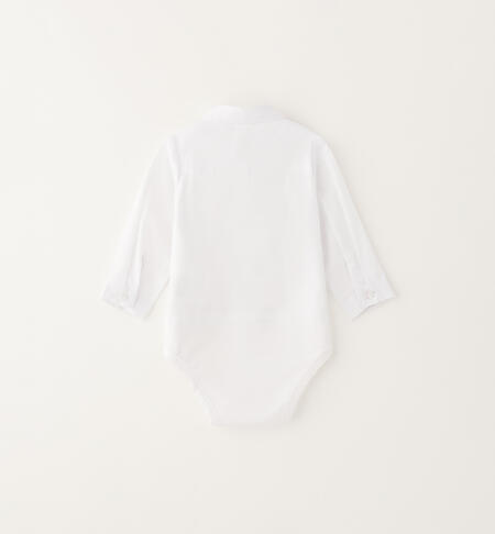 Body camicia neonato BIANCO-0113