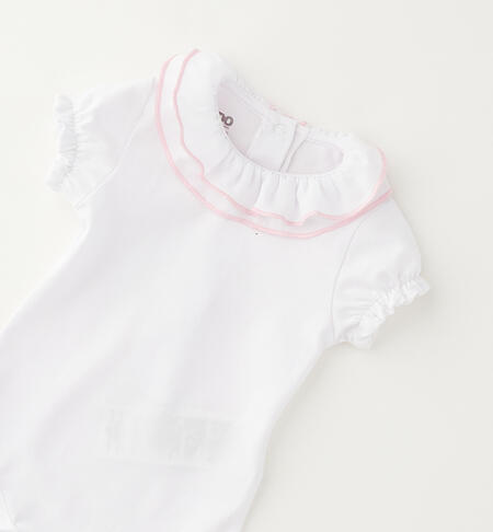 Baby girl bodysuit BIANCO-0113