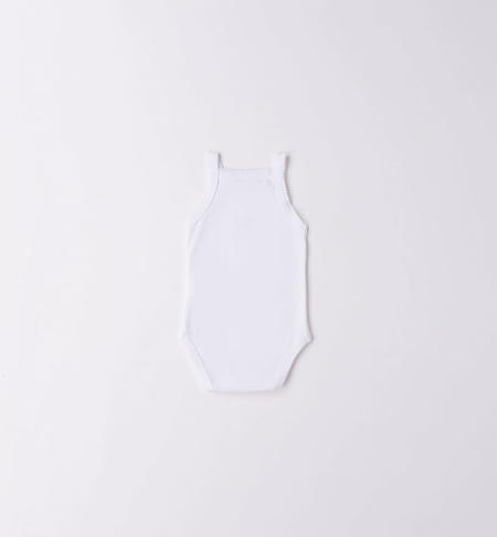 iDO bodysuit for babies from 0 to 30 months BIANCO-0113