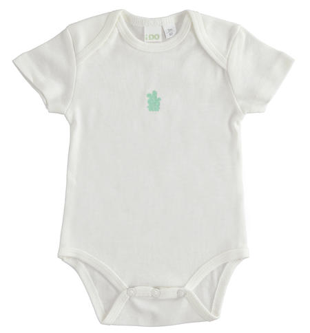 Baby boys short sleeve bodysuit from 0 to 30 months iDO PANNA-0112