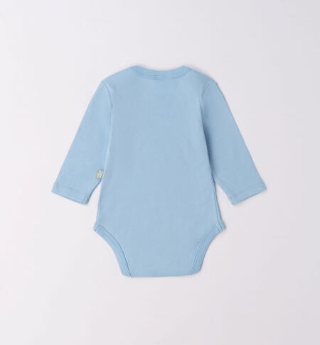 Body manica lunga neonato da 0 a 30 mesi iDO AZZURRO-3872