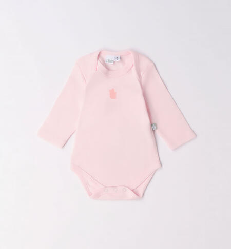 iDO long-sleeved bodysuit for babies from newborn to 30 months ROSA-2512