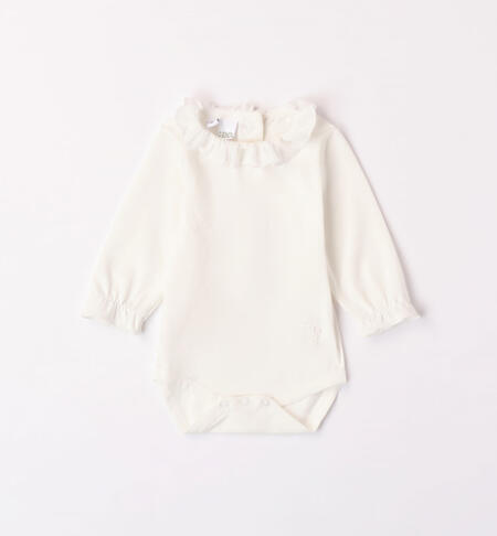 iDO long-sleeved bodysuit for girls from 1 to 24 months PANNA-0112