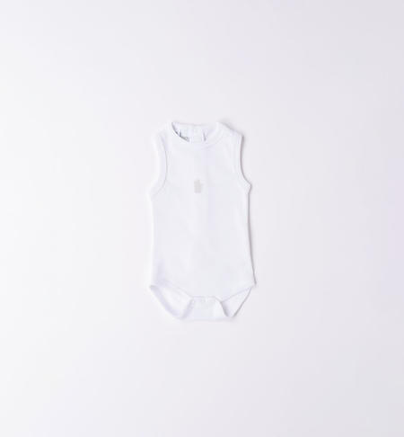 Body neonato intimo smanicato BIANCO