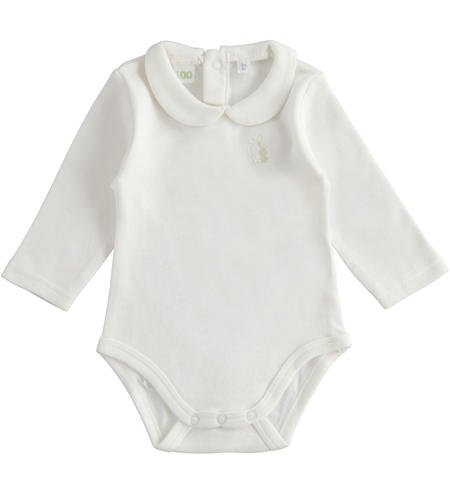 Long-sleeved baby boy body from 1 to 24 months iDO PANNA-0112