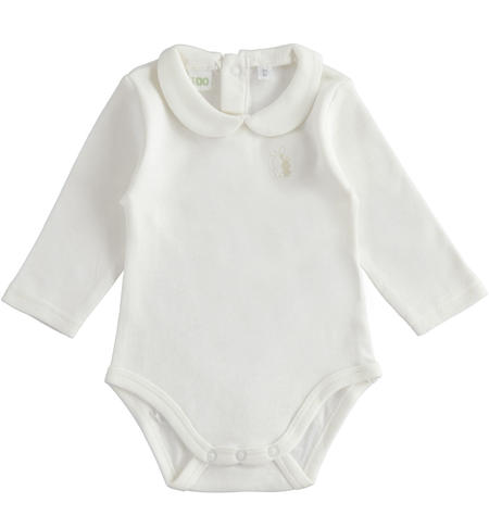 Body neonato manica lunga - da 1 a 24 mesi iDO PANNA-0112