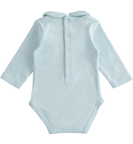 Long-sleeved baby boy body from 1 to 24 months iDO SKY-3871