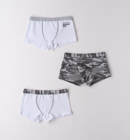 Boxer per bambino GRIGIO