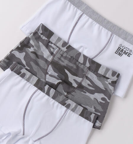 Boxer per bambino GRIGIO-GRIGIO-6BTZ
