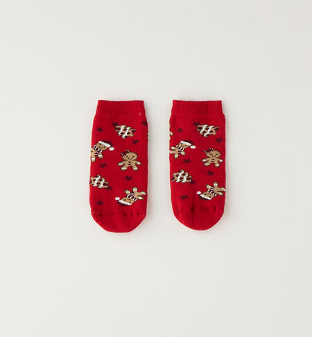 Calze Natale ragazza ROSSO