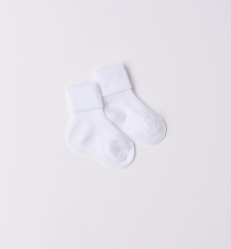 Calzette neonato 100% cotone BIANCO