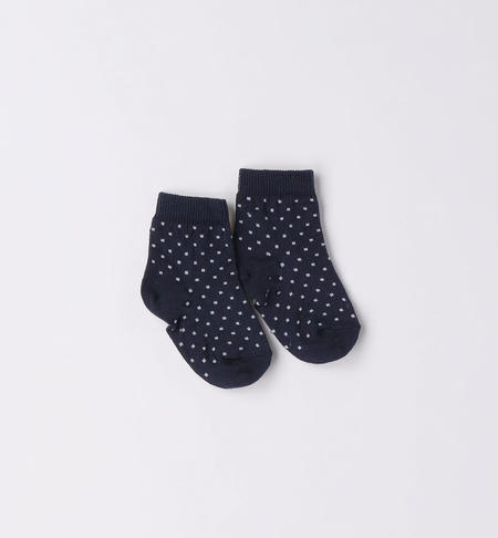 Calzine neonato pois BLU
