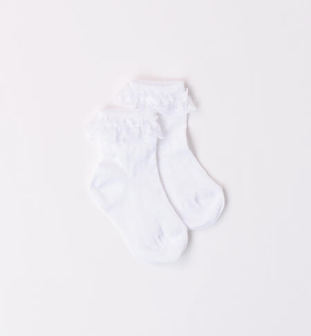 Baby girl socks WHITE
