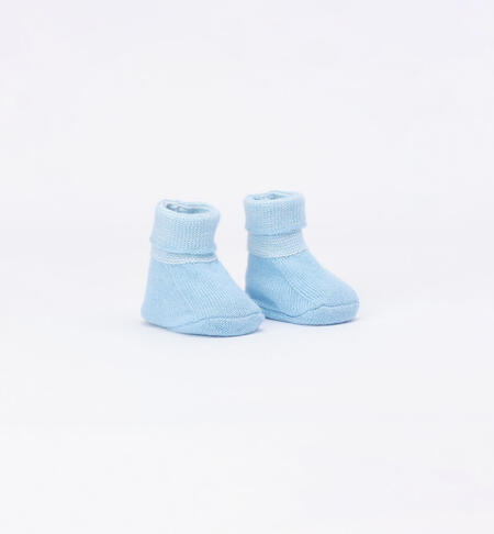iDO unisex baby socks AZZURRO-3872