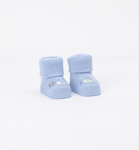 iDO first months baby socks AZZURRO-3872