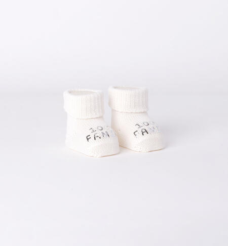 First months socks CREAM