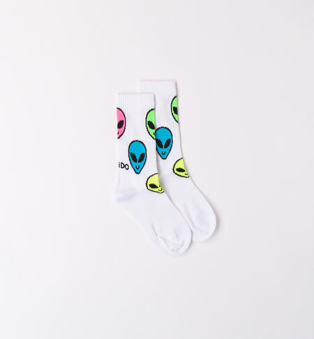 Girl's socks BIANCO-MULTICOLOR-8438