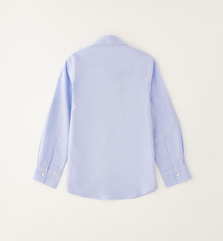 Camicia 100% cotone bambino AZZURRO-3811