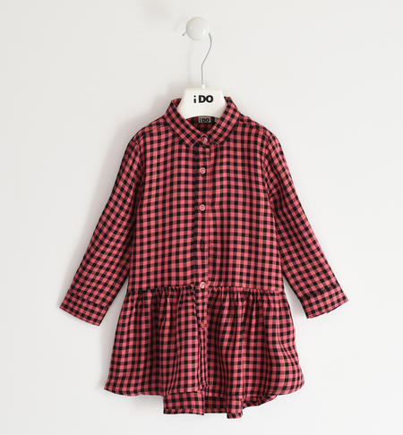 Camicia a quadri bambina - da 9 mesi a 8 anni iDO SLATE ROSE-2527